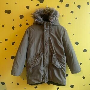 ZARA Puffer Coat Parka Jacket Boys Size 11–12Y Sorona Fill Winter Streetwear